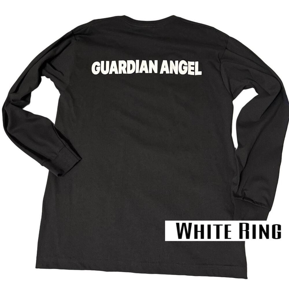 White Ring Band Merch Guardian Angel Longsleeve